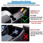 3 X Center Console Armrest Tray Organizer Container Drawer For Tesla Model Y   3