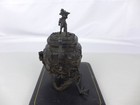 Vintage Meiji Japanese Bronze Dragon Koro Incense Burner Signed