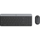 Logitech Mk470 Slim Wireless Keyboard And Mouse Combo - Black gray