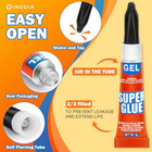Super Glue Gel Clear Non-drip  24 X 3g All Purpose Strong Adhesive Ca Glue Quick