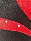 Gk Black Mystique Child Medium Red Flames Ja Gymnastics Dance Tank Leotard Sz As