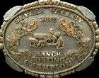 Utah Sevier Valley Ranch Sorting Champion 2019 Cowboy Trophy Belt Buckle
