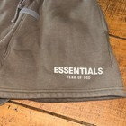Essentials Fear Of God Kids Brown Sweat Shorts Size Small 6 7
