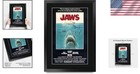 Framed Jaws Movie Poster 16x12 Print - Signed Autograph Display - Perfect Gift