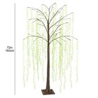 6ft Solar Willow Tree With Led Lights  Warm White Decor For Home Garden Party