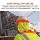 Glowear 8005 High Visibility Reflective Mesh Hard Hat Neck Shade  Orange