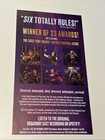 Six  The Musical Broadway Flyer Ad  Original Cast Live Recording Promo Flier 
