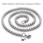 Mendel Solid Stainless Steel Mens Anatomical Real Human Heart Pendant Necklace