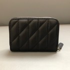 Women s Small Zip Around Pouch Wallet Purse Genuine Leather Multi Id Card Holder