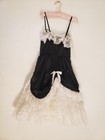 Vtg Victorian Loralie Dress Gown 80s Southern Belle Romantic Coquette Lace Sz 10