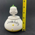 Vtg Betson Japan Pixieware Lemon Head Jam Jelly Jar Condiment Server Holt Howard
