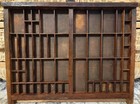 Antique M w Mfg Co Middletown Ny Letterpress Printers Tray Wood Type Case 