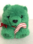 Swibco 1994 Puffkins  jingles  The Green Christmas Bear Plush Style 4 5 