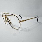 Vintage Carrera 5497 91 Gold Aviator Sunglass Frames Only 58-13-135