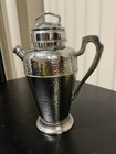 Vintage 1930s Keystone Ware Cocktail Shaker Chrome Plated Art Deco 11    Barware