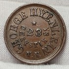 1863 George Hyenlein Civil War Token New York City Merchant Ny630 Al-1a Cwt-tbb5