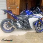 For Yamaha Yzf R3 2015-2025 Mt-03 Exhaust System Tips 51mm Muffler Mid Link Pipe