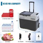 42qt Pro Portable Dc ac Powered Car Fridge Freezer  Rv App Control  no Battery 