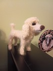 Handmade  Needle Felted Poodle Dog   6 Inches Tall 