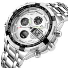 Casio Men s Watch  Water Resistant  Stainless Steel  World Time  Gold