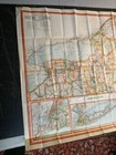 Early 1900s Automobile Road Map Of New York State  Nice Condition  