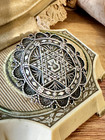 Vintage Jerusalem Star Of David Pin  925 Sterling Judaica Maker s Mark See Video