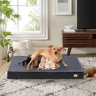 Jumbo Large Orthopedic Dog Bed Memory Foam Pet Kennels Mattress Washable Cover