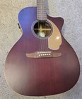 Fender Newporter Acoustic-electric Guitar-midnight Wine-limited Color-no Case