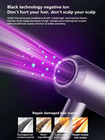 High-speed Ionic Leafless Hair Dryer     1600w 110   120v Us Plug Includes 5 Nozzles