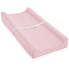 Vegan Leather Waterproof Baby Changing Pad - Wipeable  Extra Thick   Pink