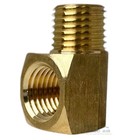 2 Pack 1 4  Npt Brass Street Elbow 90 Degree Pipe Thread Fitting Male Female