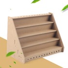 4 - Layer Wooden Paint Bottle Rack Model Organizer Storage Holder