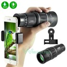 Military 16x52 Monocular Zoom Dual Focus Night Vision Telescope Hunting Camping
