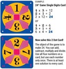 New 24 Game 96-card Deck  Single Digits Math Card Game