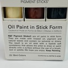 R   F Handmade Paints - Professional Oil Paint Pigment Sticks Set Of 3  19ml 
