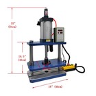 800kg 0 8ton  Pneumatic Punch Machine Double Column Three-platen Press Machine