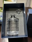 Ralph Lauren Hudson Plaid Decanter Genuine Crystal   New  - In Gift Box 