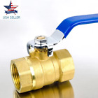 1 2  Brass Ball Valve Npt Female Threaded Full Port 300 Wog Tap Water Valve Usa
