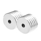 7 8 X 1 8 Inch Neodymium Rare Earth Countersunk Ring Magnets N52  10 Pack 