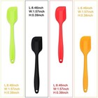 4-piece Silicone Spatula  Heat-resistant Non-stick Small Red green black orange