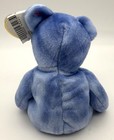 Ty Beanie Babies    peace Bear    The Blue Tie Dye Teddy Bear Plush Toy 2002