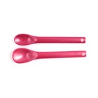 Maroon Spoon    Feeding Utensils