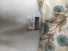 J Queen New York Waterfall Adrianna Ruffle Valance Ivory Floral Multi Set Of 3