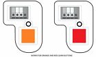 Liftmaster Replacement Garage Door Opener Visor Remote Part For Red Learn Button
