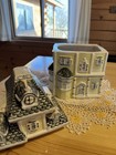 Vintage Victorian House Cookie Jar canister By Walkers Shortbread Cookies