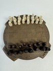 History Craft Resin Carved Chess Set Isle Of Lewis Vintage - Complete