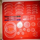 Super Spirograph Design Drawing Set Gears Pens Booklet Case Kahootz Art Kit