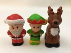 Fisher Price Little People Musical Christmas Train Holiday Figures Vintage 2002