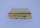 Estee Lauder Mini Gold Pressed Compact Lucidity Transparent  06   1 Oz  Vintage