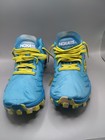 Hoka One One Evo Jawz Trail Running Shoes Women Size 5 5 Blue Vibram Sole Racing